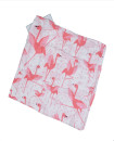 Flamingo Design Muslin Swaddle Blankets Organic Cotton soft and Hypoallergenic
